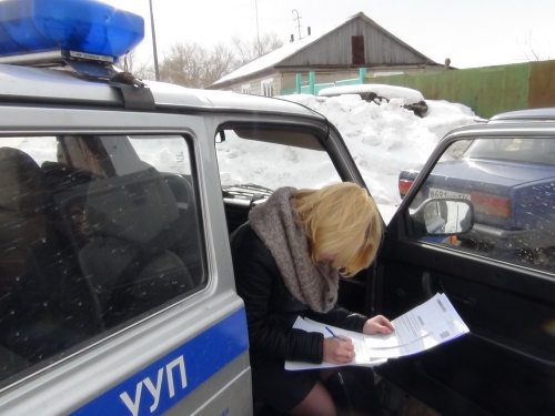 В поисках должников… Верхнеуральские полицейские провели рейд вместе с судебными приставами